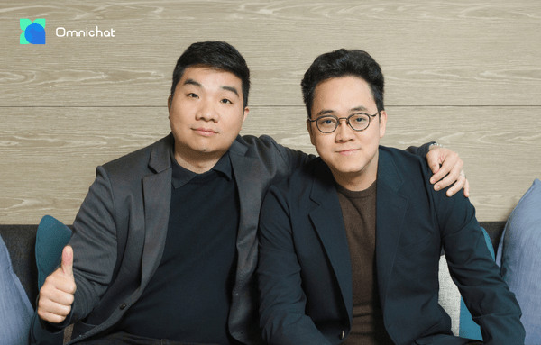 From left: Alan Chan, Founder and CEO of Omnichat and Pak Hui, COO of Omnichat.